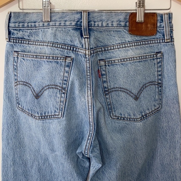 LEVI’S Wedgie Icon Fit Button Fly Cotton High Rise Jeans - Picture 8 of 11